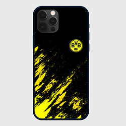 Чехол для iPhone 12 Pro Max BORUSSIA, цвет: 3D-черный