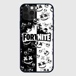 Чехол для iPhone 12 Pro Max FORTNITE MARSHMELLO, цвет: 3D-черный