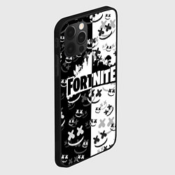 Чехол для iPhone 12 Pro Max FORTNITE MARSHMELLO, цвет: 3D-черный — фото 2