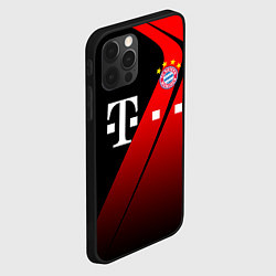 Чехол для iPhone 12 Pro Max FC Bayern Munchen Форма, цвет: 3D-черный — фото 2