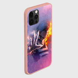 Чехол для iPhone 12 Pro Max Шото Тодороки, цвет: 3D-светло-розовый — фото 2
