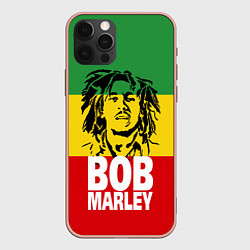 Чехол для iPhone 12 Pro Max Bob Marley, цвет: 3D-светло-розовый