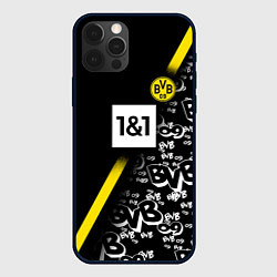 Чехол для iPhone 12 Pro Max Dortmund 20202021 ФОРМА, цвет: 3D-черный