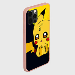 Чехол для iPhone 12 Pro Max ПикачуPikachu, цвет: 3D-светло-розовый — фото 2