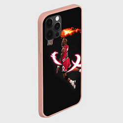 Чехол для iPhone 12 Pro Max MICHAEL JORDAN, цвет: 3D-светло-розовый — фото 2