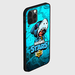 Чехол для iPhone 12 Pro Max BRAWL STARS LEON SHARK, цвет: 3D-черный — фото 2