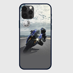 Чехол для iPhone 12 Pro Max Yamaha, цвет: 3D-черный