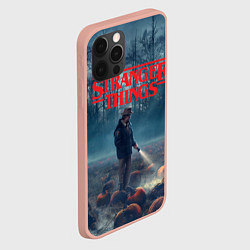 Чехол для iPhone 12 Pro Max Stranger Things, цвет: 3D-светло-розовый — фото 2