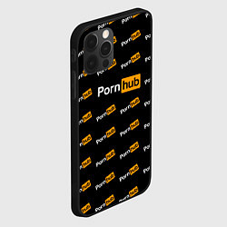 Чехол для iPhone 12 Pro Max Porn Hub, цвет: 3D-черный — фото 2