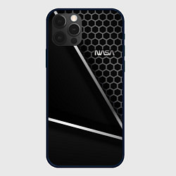 Чехол для iPhone 12 Pro Max NASA, цвет: 3D-черный