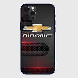 Чехол для iPhone 12 Pro Max CHEVROLET, цвет: 3D-черный