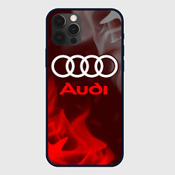 Чехол для iPhone 12 Pro Max AUDI АУДИ, цвет: 3D-черный