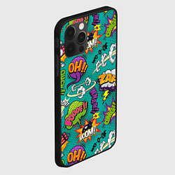 Чехол для iPhone 12 Pro Max Pop art comics, цвет: 3D-черный — фото 2