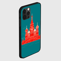 Чехол для iPhone 12 Pro Max Москва, цвет: 3D-черный — фото 2