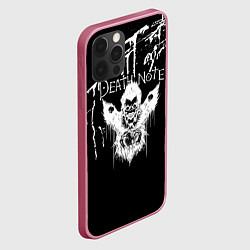 Чехол для iPhone 12 Pro Max Death Note, цвет: 3D-малиновый — фото 2