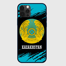 Чехол для iPhone 12 Pro Max KAZAKHSTAN КАЗАХСТАН, цвет: 3D-черный