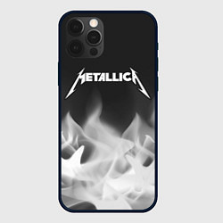 Чехол для iPhone 12 Pro Max METALLICA МЕТАЛЛИКА, цвет: 3D-черный