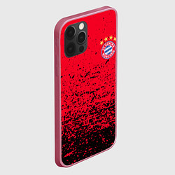 Чехол для iPhone 12 Pro Max BAYERN MUNCHEN, цвет: 3D-малиновый — фото 2