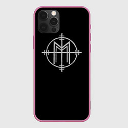 Чехол для iPhone 12 Pro Max Marilyn Manson, цвет: 3D-малиновый