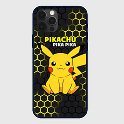 Чехол для iPhone 12 Pro Max Pikachu Pika Pika, цвет: 3D-черный