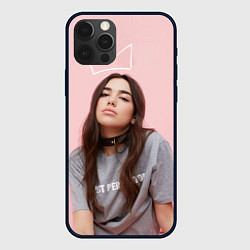 Чехол для iPhone 12 Pro Max Dua Lipa, цвет: 3D-черный