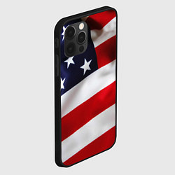 Чехол для iPhone 12 Pro Max США USA, цвет: 3D-черный — фото 2