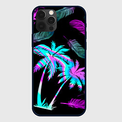 Чехол для iPhone 12 Pro Max Неоновое лето, цвет: 3D-черный