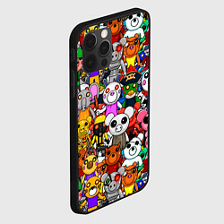 Чехол для iPhone 12 Pro Max ROBLOX PIGGY, цвет: 3D-черный — фото 2