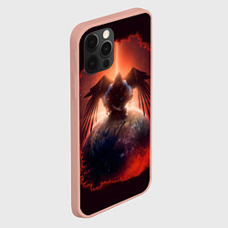Чехол для iPhone 12 Pro Max АНГЕЛ, цвет: 3D-светло-розовый — фото 2