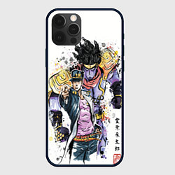 Чехол для iPhone 12 Pro Max JOJO, цвет: 3D-черный