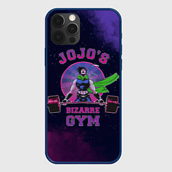 Чехол для iPhone 12 Pro Max JoJo’s Bizarre Adventure Gym, цвет: 3D-тёмно-синий