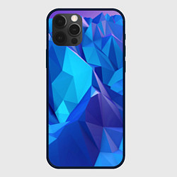 Чехол для iPhone 12 Pro Max NEON CRYSTALLS, цвет: 3D-черный