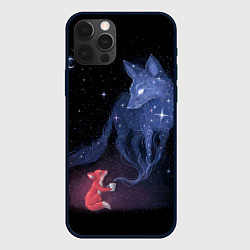 Чехол для iPhone 12 Pro Max Лиса и ее дух, цвет: 3D-черный