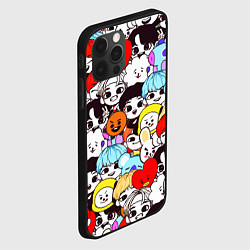 Чехол для iPhone 12 Pro Max BTS BT21, цвет: 3D-черный — фото 2