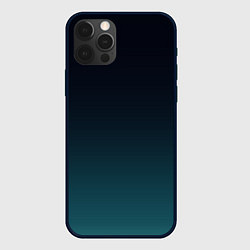 Чехол для iPhone 12 Pro Max GRADIENT, цвет: 3D-черный