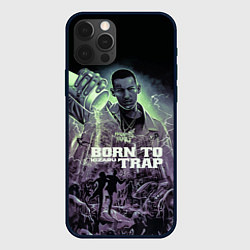 Чехол для iPhone 12 Pro Max KIZARU BORN TO TRAP, цвет: 3D-черный