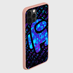 Чехол для iPhone 12 Pro Max AMONG US - Crewmate, цвет: 3D-светло-розовый — фото 2