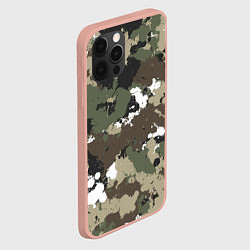 Чехол для iPhone 12 Pro Max Камуфляж с кляксами, цвет: 3D-светло-розовый — фото 2