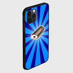 Чехол для iPhone 12 Pro Max Глазированный сырок, цвет: 3D-черный — фото 2