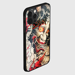Чехол для iPhone 12 Pro Max Самурай, цвет: 3D-черный — фото 2