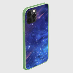 Чехол для iPhone 12 Pro Max Звёздное небо, цвет: 3D-салатовый — фото 2