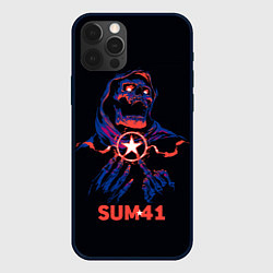 Чехол iPhone 12 Pro Max Sum 41 череп