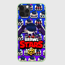 Чехол для iPhone 12 Pro Max BRAWL STARS EDGAR, цвет: 3D-салатовый