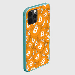 Чехол для iPhone 12 Pro Max Я БИТКОИН I AM BITCOIN, цвет: 3D-мятный — фото 2