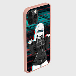 Чехол для iPhone 12 Pro Max Zero Two Senpai, цвет: 3D-светло-розовый — фото 2