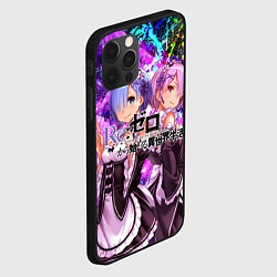 Чехол для iPhone 12 Pro Max Re:Zero Жизнь с нуля, цвет: 3D-черный — фото 2