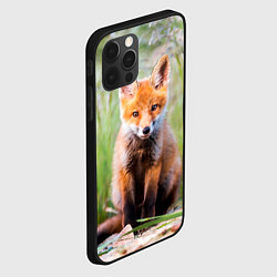 Чехол для iPhone 12 Pro Max Лисичка, цвет: 3D-черный — фото 2
