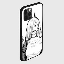 Чехол для iPhone 12 Pro Max Black and White Anime, цвет: 3D-черный — фото 2