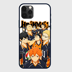 Чехол для iPhone 12 Pro Max ВОЛЕЙБОЛ!! HAIKYUU!!, цвет: 3D-черный