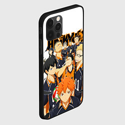 Чехол для iPhone 12 Pro Max ВОЛЕЙБОЛ!! HAIKYUU!!, цвет: 3D-черный — фото 2